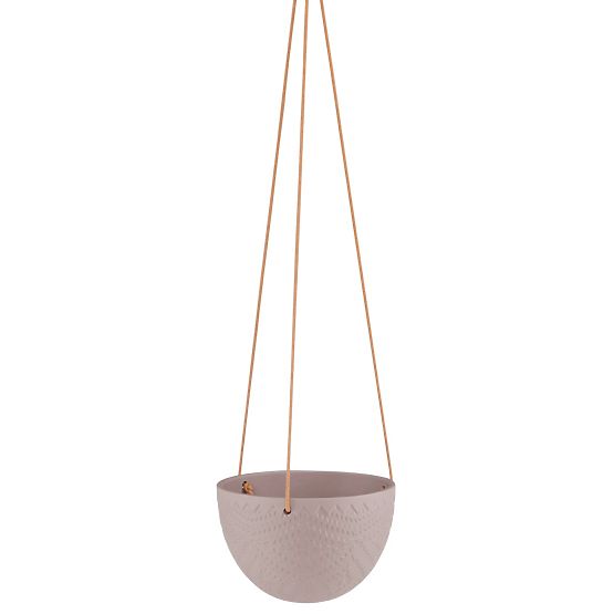 Blumentopf LOKAI Farbe Cappuccino Boho-Stil für Innenräume ameliahome