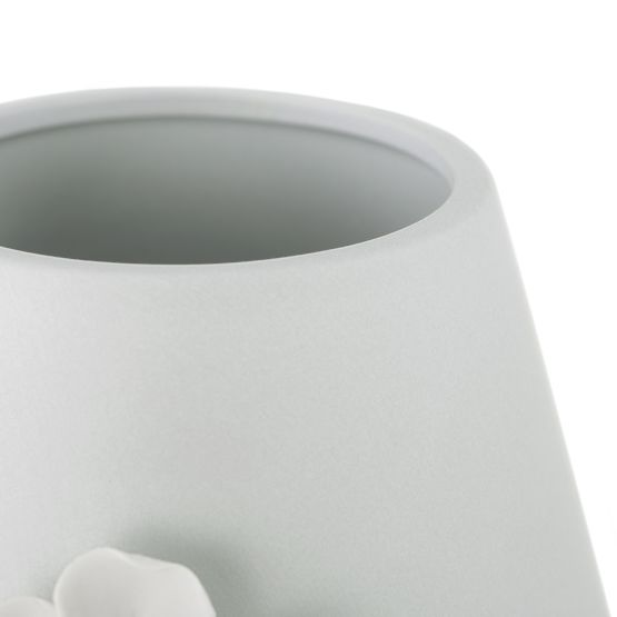 Blumentopf LUSITANO grau klassische Stil für Innenräume ameliahome