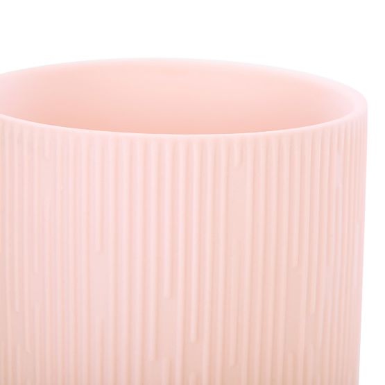 Blumentopf PASO Korallenfarbe moderner Stil für den Innenbereich ameliahome