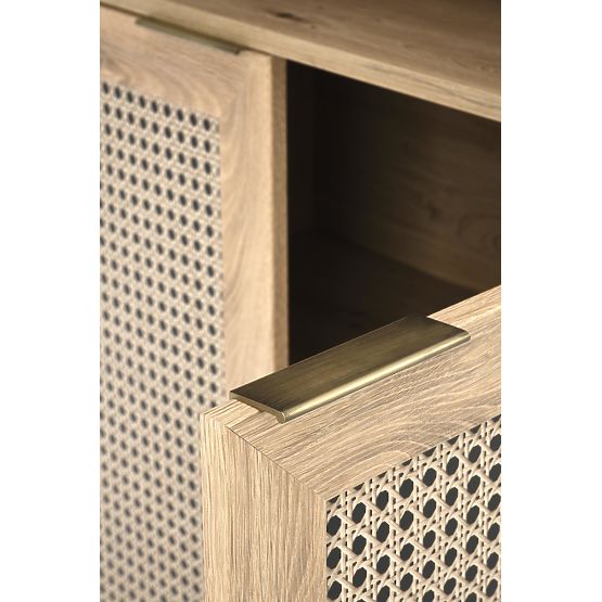 BORNEO REG-1 Regal Eiche Artisan/Schwarz (2p=1 Stk)