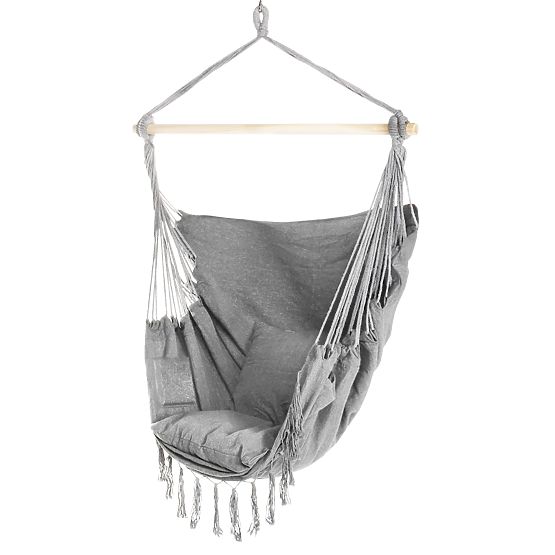 Brasilianischer Hängesessel BAHIO grau