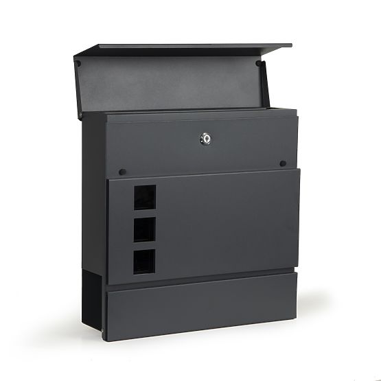 Briefkasten Briefe Zeitungen verzinkter Stahl ModernHome