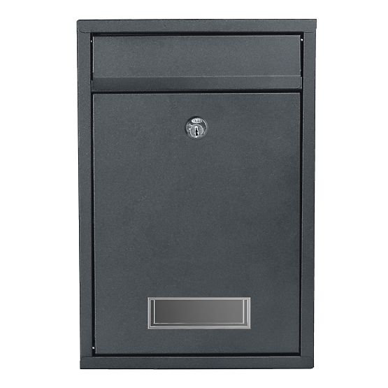 Briefkasten für Briefe Gustav Anthrazit