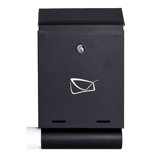 Briefkasten für Briefe Hadvar schwarz