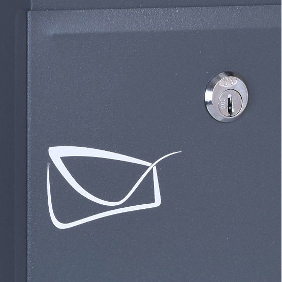 Briefkasten für Briefe Odvin Anthrazit