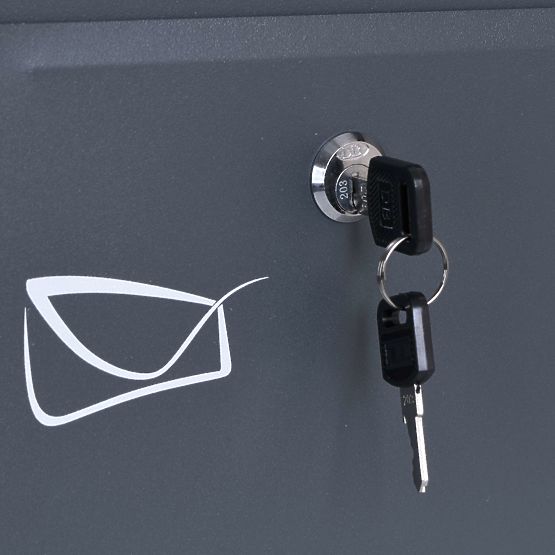 Briefkasten für Briefe Odvin Anthrazit