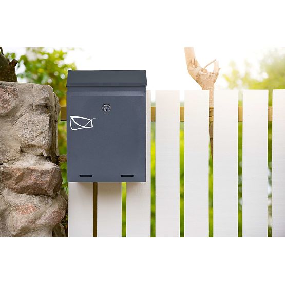 Briefkasten für Briefe Odvin Anthrazit