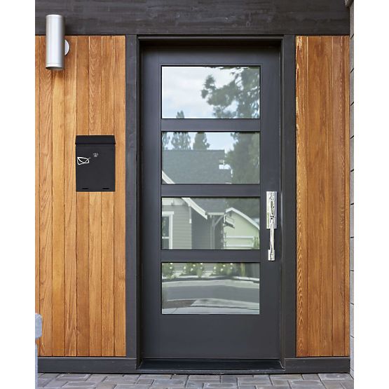 Briefkasten für Briefe Odvin schwarz