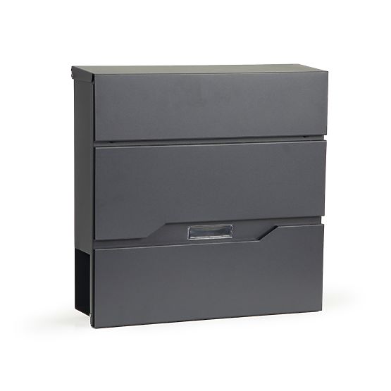 Briefkasten für Briefe und Zeitungen aus verzinktem Stahl