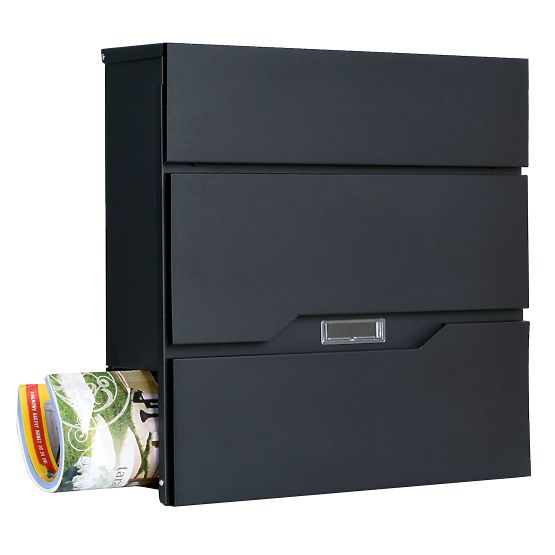 Briefkasten für Briefe Vidar schwarz