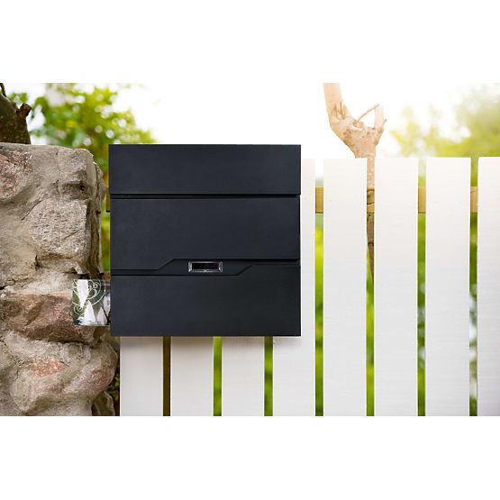 Briefkasten für Briefe Vidar schwarz