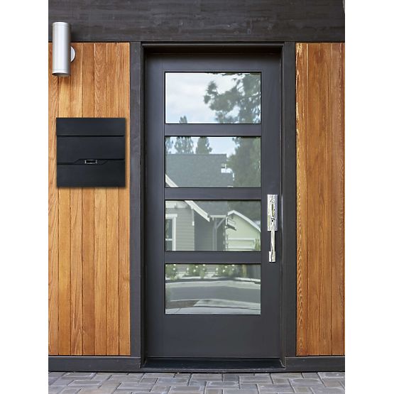 Briefkasten für Briefe Vidar schwarz