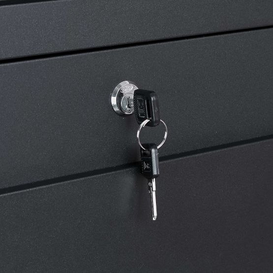 Briefkasten für Briefe Vidar schwarz