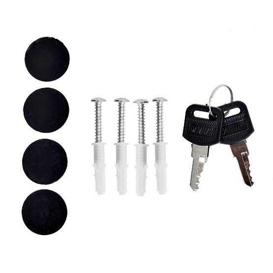 Briefkasten für Briefe Vidar schwarz