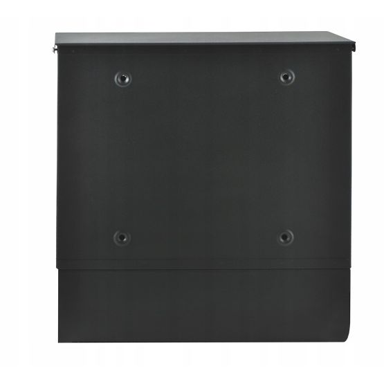 Briefkasten mit Zeitungsfach aus verzinktem Stahl