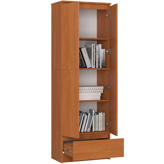 Büroschrank R 60 cm CLP 1 Schublade 2 Türen PK Erle
