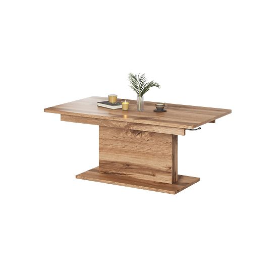 BUSETTI Couchtisch Platte: Eiche Wotan, Beine: Eiche Wotan (2p=1Stk)