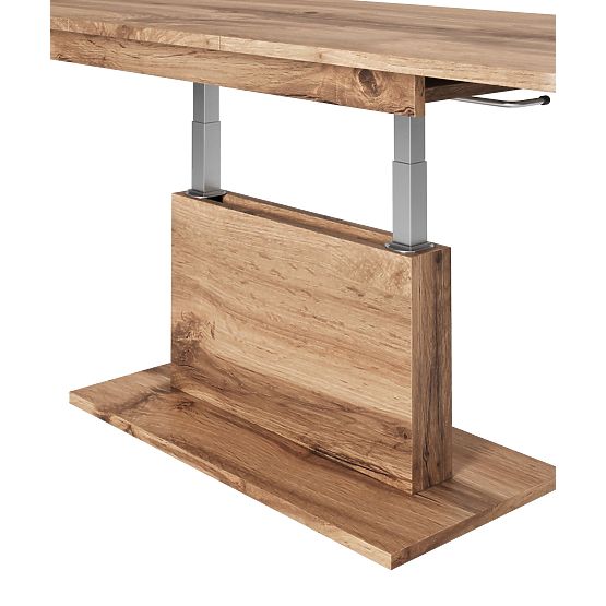 BUSETTI Couchtisch Platte: Eiche Wotan, Beine: Eiche Wotan (2p=1Stk)