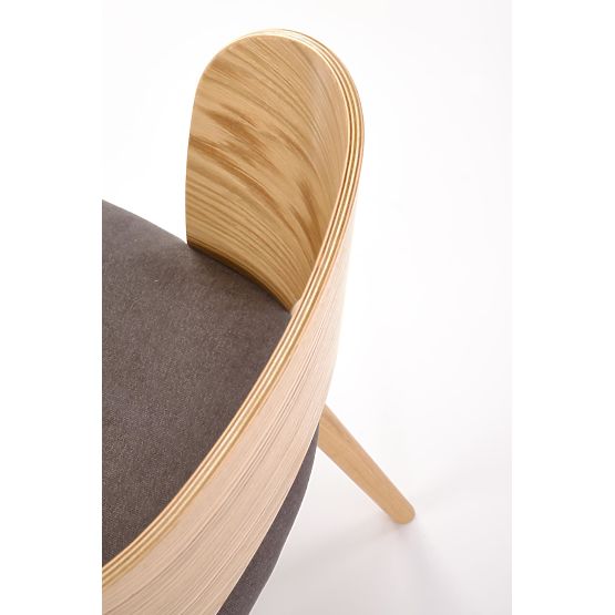 CADIZ Stuhl Natur Eiche / Grau (1p=2Stk)