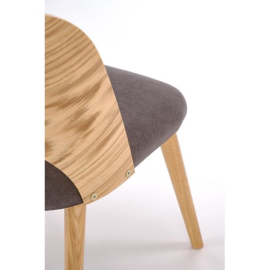 CADIZ Stuhl Natur Eiche / Grau (1p=2Stk)