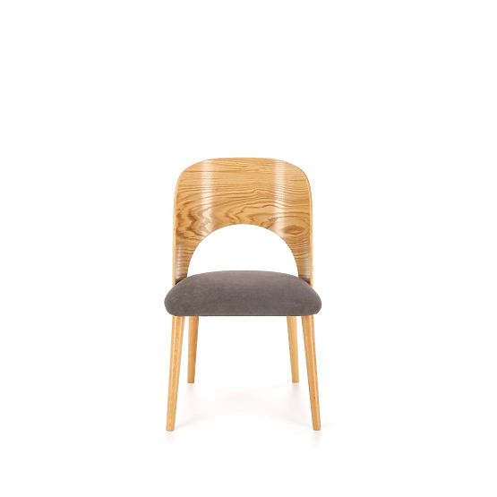 CADIZ Stuhl Natur Eiche / Grau (1p=2Stk)