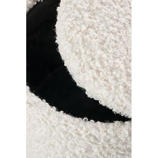 CANCUN Set aus 2 Poufs, Creme/Natur (1p=1Set)