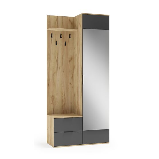 CORAL Flurset Eiche Gold / Anthrazit (3p=1Stk)