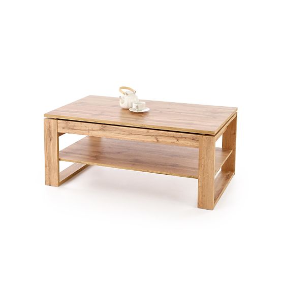 Couchtisch BETTY mit anhebbarer Platte in Eiche Artisan