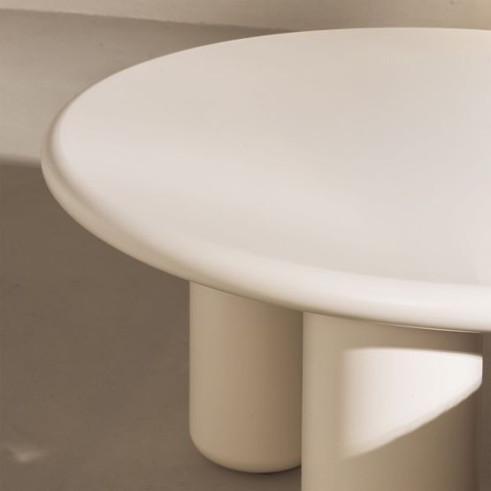 Couchtisch Blair 60 cm, creme, matt