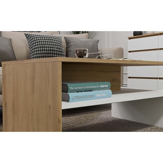 Couchtisch Boston BOSTON ARTISAN WEIß