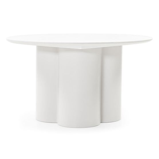 Couchtisch Lazaro 80 cm, rund, graubeige