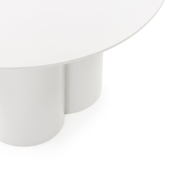 Couchtisch Lazaro 80 cm, rund, graubeige