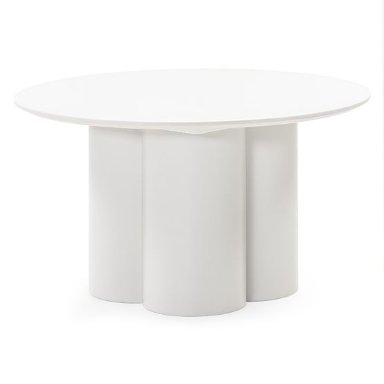 Couchtisch Lazaro 80 cm, rund, graubeige