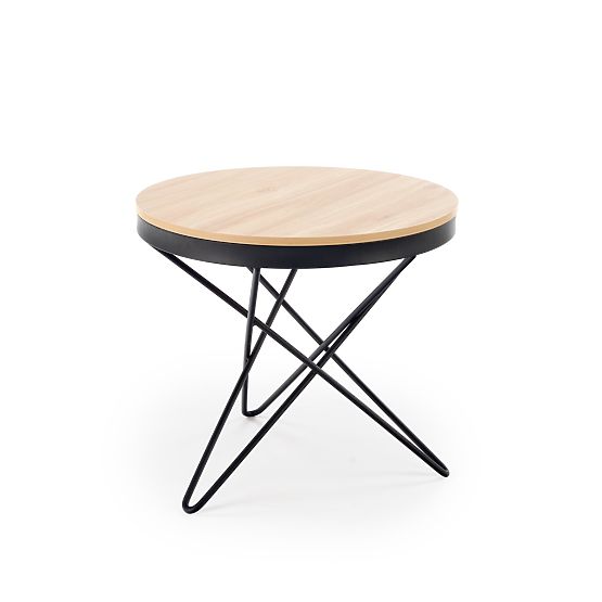 Couchtisch LEILA, natur/schwarz (1p=1 Stk.)