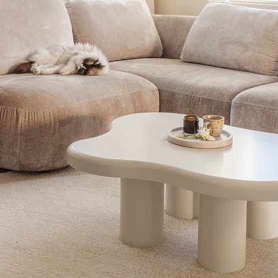 Couchtisch Vercelli 100 cm, weiß