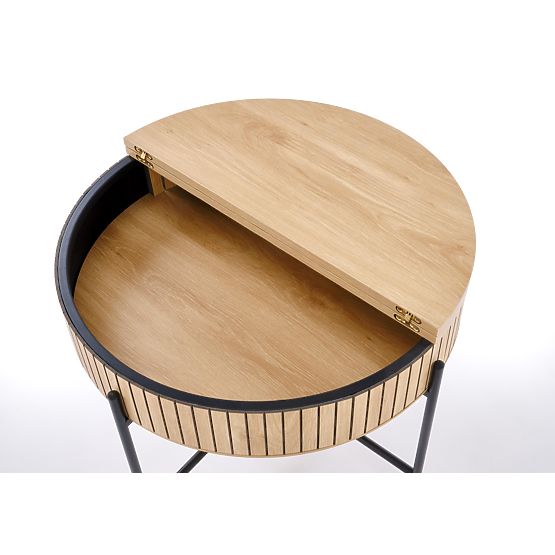 DANTE Set aus 2 Bänken, Natur/Schwarz (1p=1 Set)