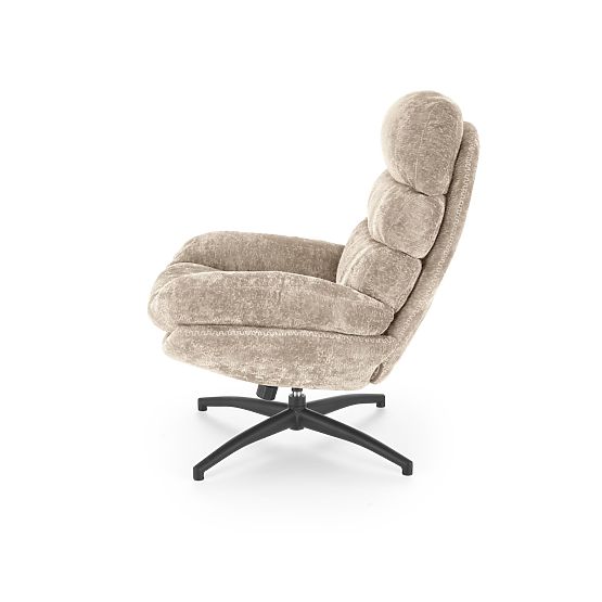 DARIO Relaxsessel mit Fußstütze und Schaukelmechanismus, beige (1p=1Stk)