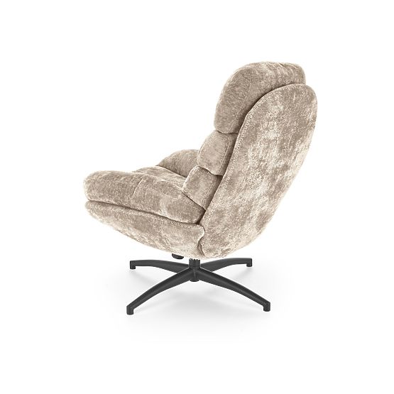 DARIO Relaxsessel mit Fußstütze und Schaukelmechanismus, beige (1p=1Stk)