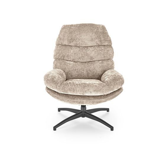 DARIO Relaxsessel mit Fußstütze und Schaukelmechanismus, beige (1p=1Stk)