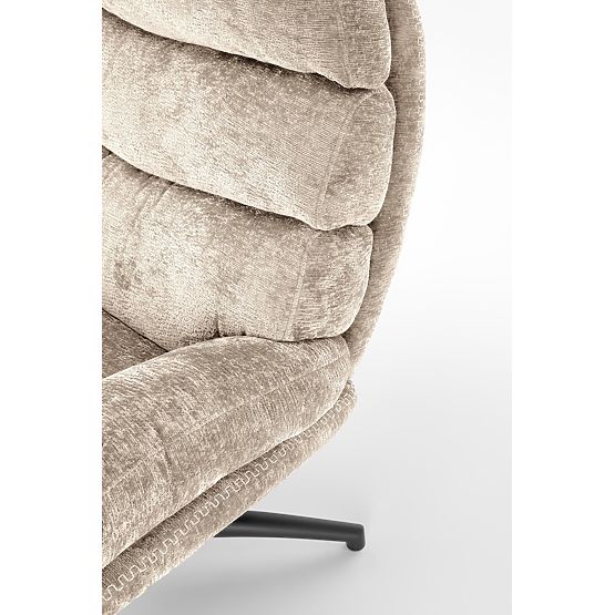 DARIO Relaxsessel mit Fußstütze und Schaukelmechanismus, beige (1p=1Stk)