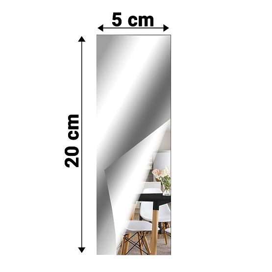 Dekoratives Acrylspiegel Oblong 20 cm