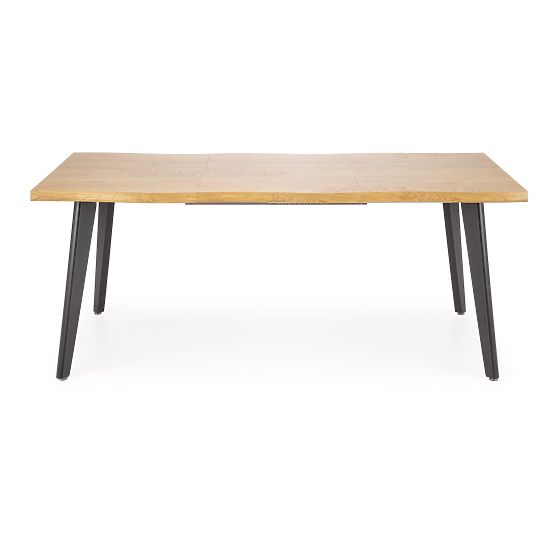 DICKSON 2 ausziehbarer Tisch 150-210/90 cm, Platte - natur, Beine - schwarz (2p=1Stk)