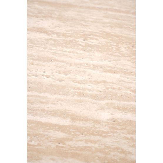 DOROTEA_S Konferenztisch Travertin / Nussbaum (2p=1Stk)