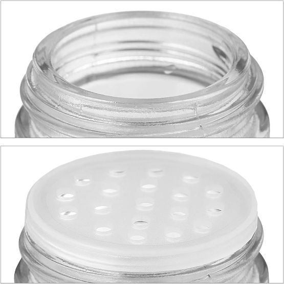 Drehbarer Gewürzständer ROTOR BLACK 20 Gläser + 72 Aufkleber