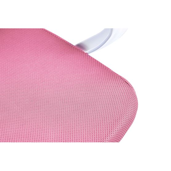 DREHSTUHL FD-6 WEISS / ROSA