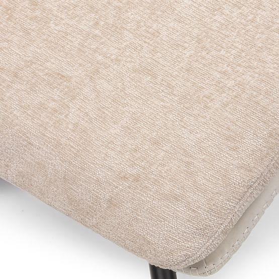 Drehstuhl mit Fußstütze Prima beige