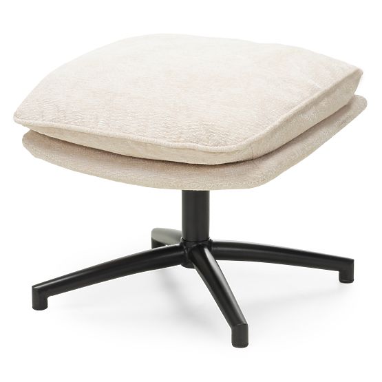 Drehstuhl mit Fußstütze Verano beige