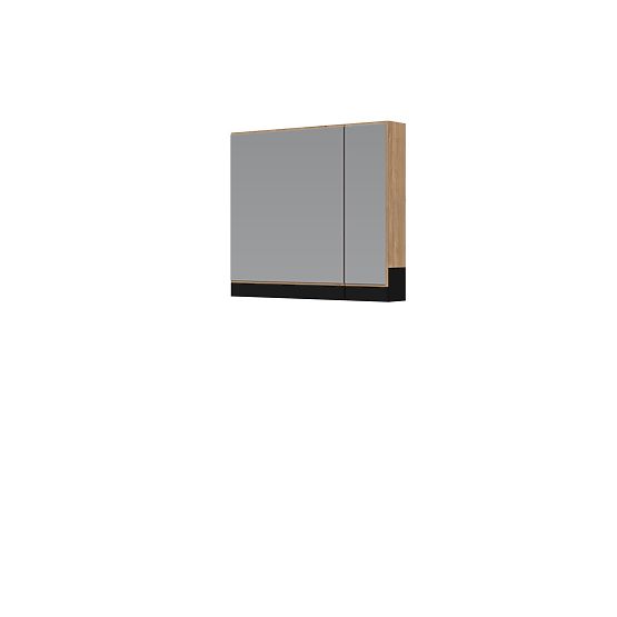 DUESA Spiegelschrank 80/2D Goldene Eiche (1p=1Stk)