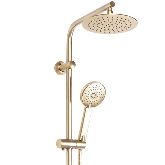 Duschset mit Thermostat REA Bliss gebürstetes Gold