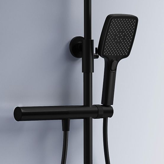 Duschset mit Thermostat REA Pedro Schwarz